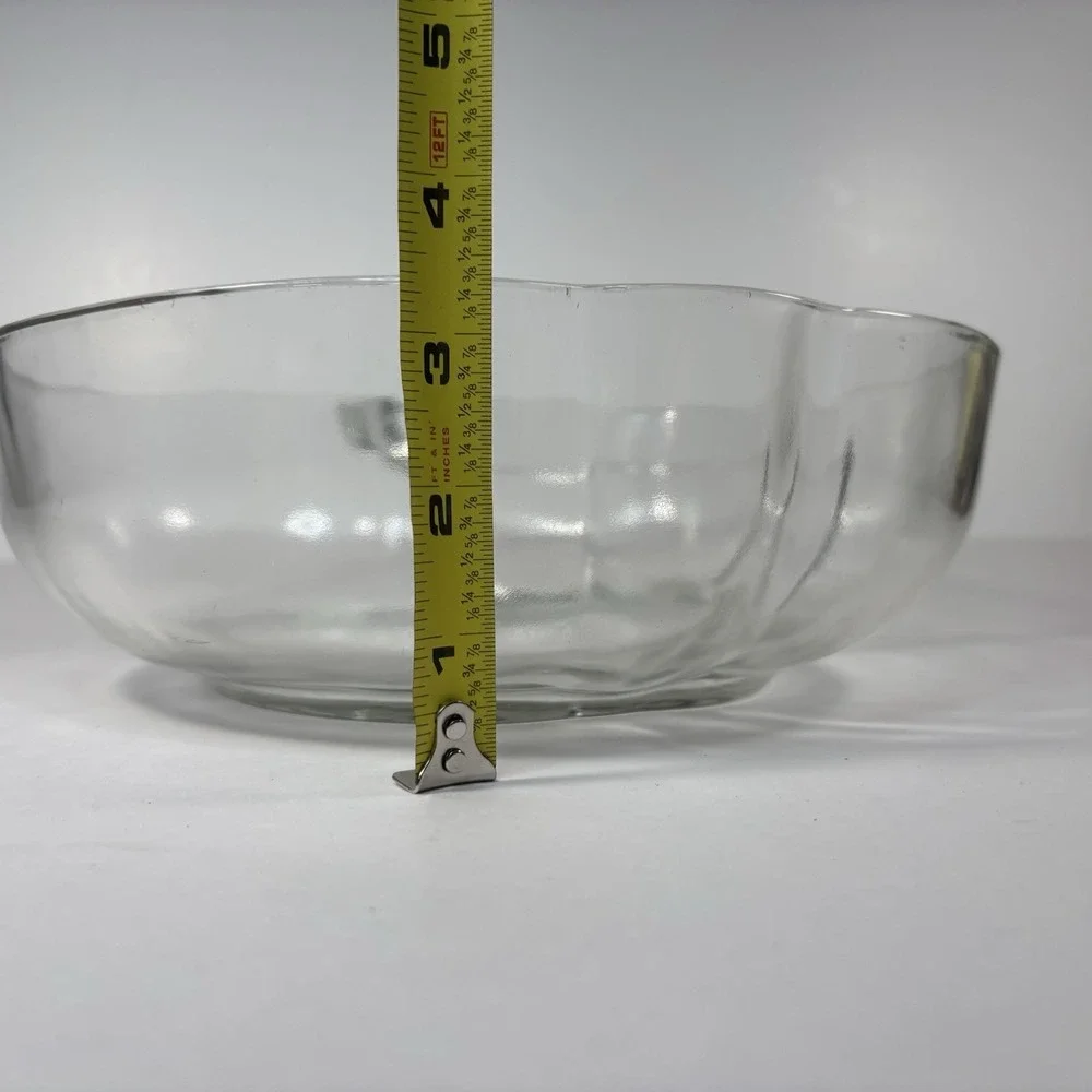 Clear Hazel Atlas Apple Serving Dish - Divided